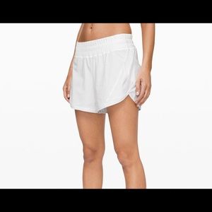 Lululemon Track That Mid Rise Short Size 12 White